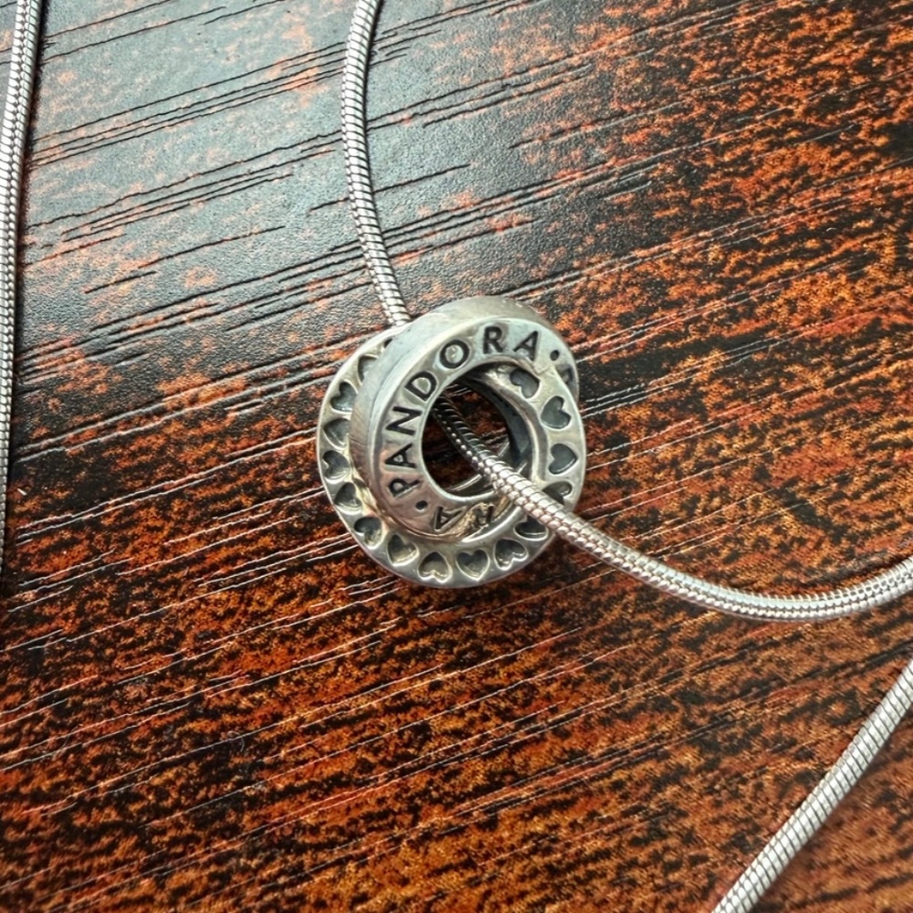 925 Silver Snake Chain with Pandora Charm